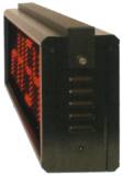 Box bifacciale, con doppio sensore ad infrarossi per il telecomando e doppio sensore di luminosit