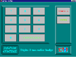 InfoPoint: la grande semplificazione dell'interfaccia consente
a qualunque persona di consultare i propri dati senza poterli modificare